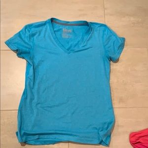 Nike teal dry fit top